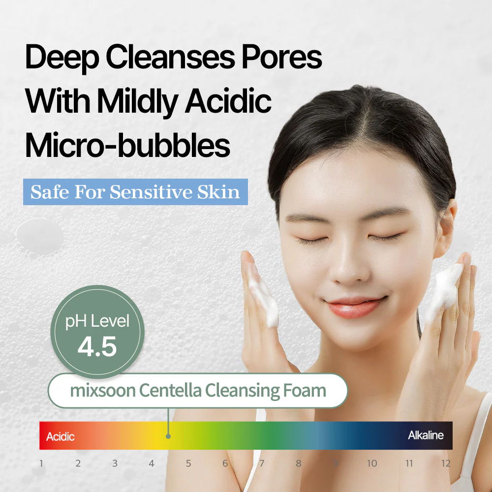 mixsoon Centella Cleansing Foam 150ml 6 mixsoon Centella Cleansing Foam 150ml