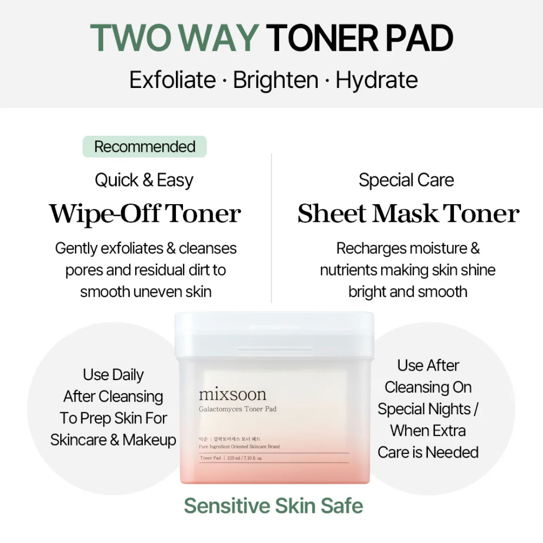 mixsoon Galactomyces Toner Pad 3 mixsoon Galactomyces Toner Pad